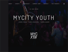 Tablet Screenshot of mycityyouth.com